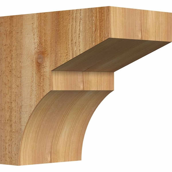 Ekena Millwork Monterey Rough Sawn Corbel, Western Red Cedar, 6"W x 10"D x 10"H COR06X10X10MON00RWR - main